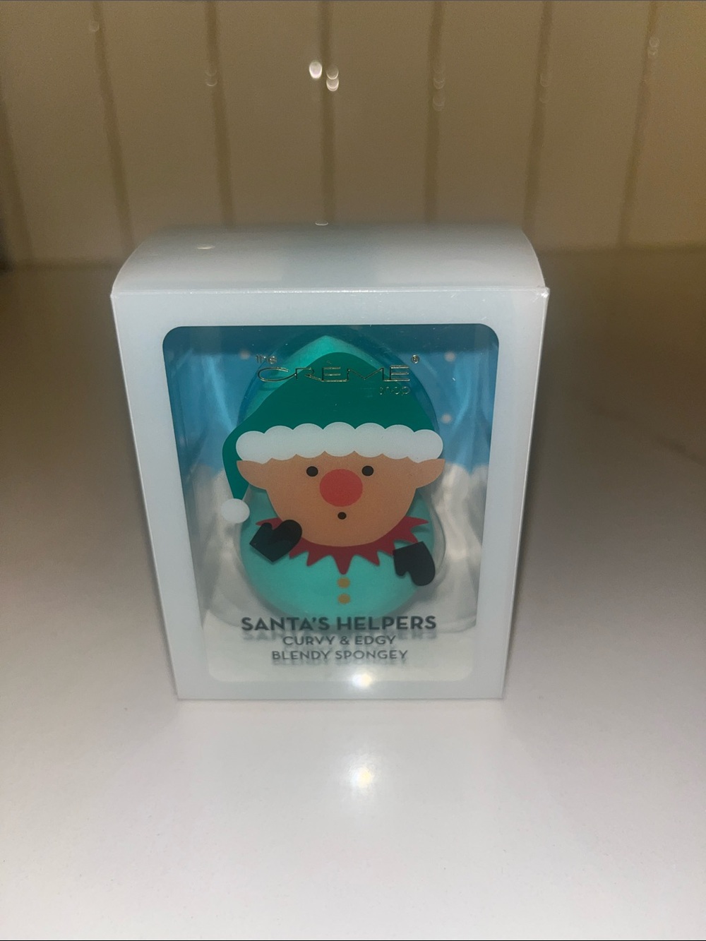 The Creme Shop Santa's Helpers Curvy &Blendy Spongey Makeup Sponge&facial wipes